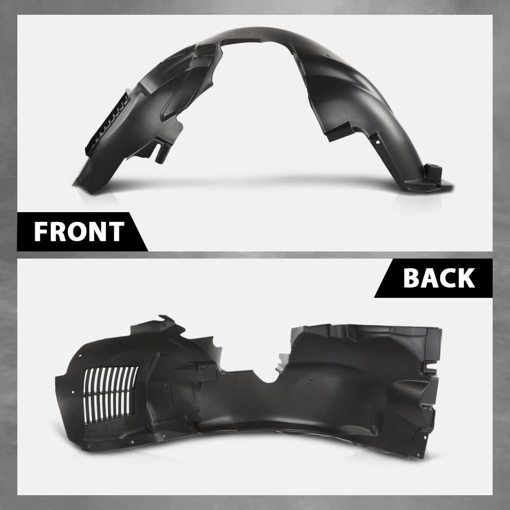 G-PLUS Front Right Side Fender Liner Splash Shield Compatible with Jaguar XJ XJR X351 2010-2019 Black