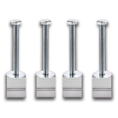 G-PLUS Truck Tool Box Mounting Kit Compatible with Tool Box Mount J Hook Toolbox Pickup Tiedown Silver