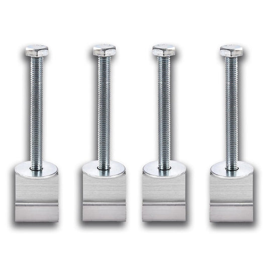 G-PLUS Truck Tool Box Mounting Kit Compatible with Tool Box Mount J Hook Toolbox Pickup Tiedown Silver