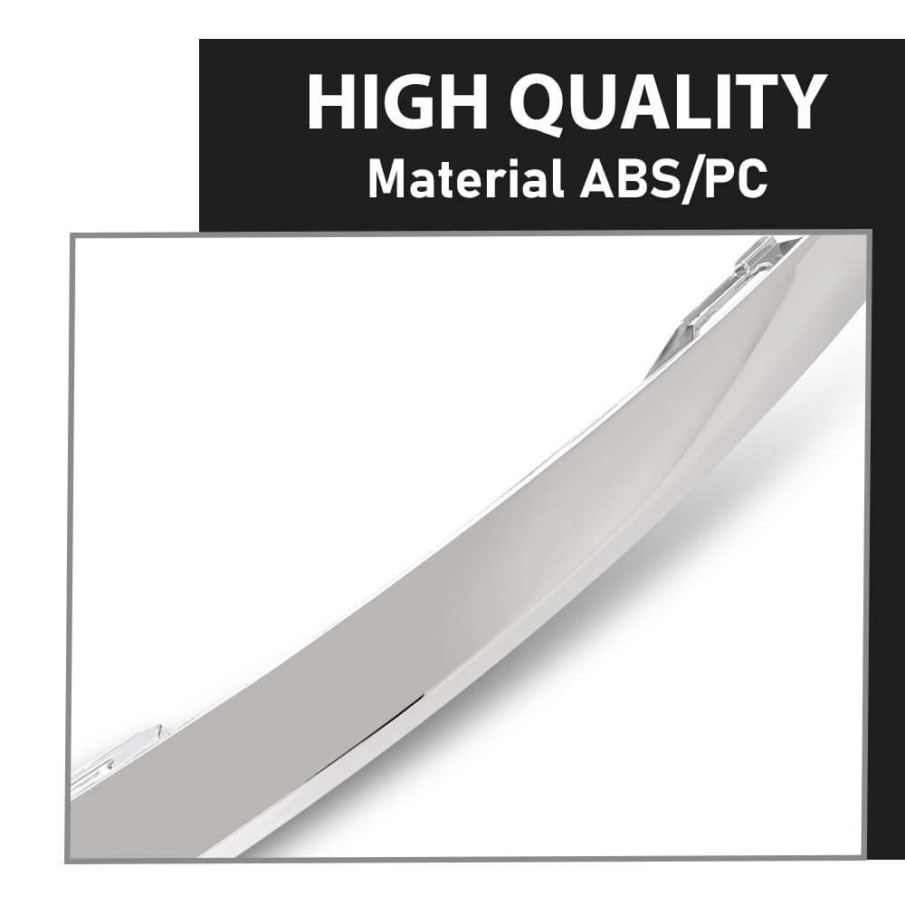 G-PLUS Rear Bumper Trim Molding Chrome, Compatible with Audi A8 Quattro 2011-2014, Fit S8 Base 2013-2014, Fit Models W/o S-Line Package