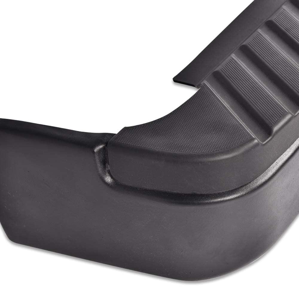G-PLUS Rear Step Bumper Assembly Compatible With 2009-2014 Ford F150 Truck 9L3Z17B807A 9L3Z17906A FO1103160 Black Steel Back Step Bumper w/o Sensor Hole