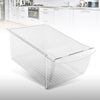 G-PLUS Upper Crisper Pan Drawer Compatible with Frigidaire Refrigerator Models FRS6LR5EB6 240351005, 240351062 Clear