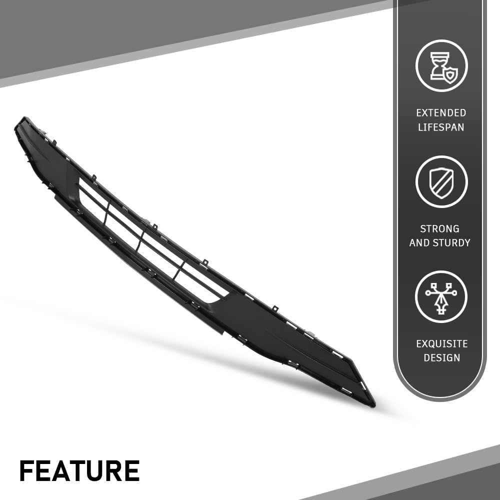 G-PLUS Front Lower Grille, Compatible with Ford Mustang EcoBoost/EcoBoost Premium 2018-2022, JR3Z17K945AA, FO1036191