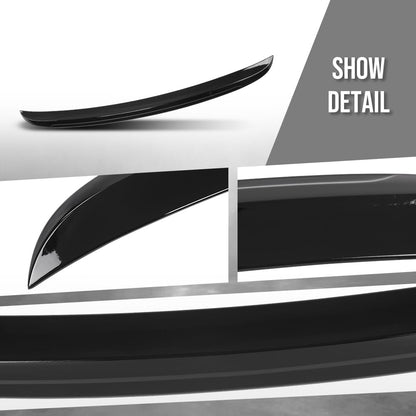 G-PLUS Rear Trunk Spoiler Wing Compatible with BMW 5-Series E60 Sedan 2004-2010 Fit BMW 525i 535i 550i M5 2004-2010 Not Fit E61 Touring Model Glossy Black