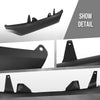 G-PLUS Rear Bumper Valance Panel Compatible with Toyota Highlander (submodel: Hybrid LE, Hybrid XLE, LE, XLE) 2020 2021 2022 2023 TO1195125, 521510E090, 52151-0E090, 52151 0E090 Black