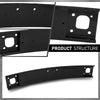 G-PLUS Bumper Reinforcement Impact Bar Front Upper Compatible with Cadillac SRX 2010-2016 22792566, GM1008110, 107-01110 Black