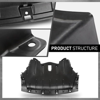 G-PLUS Front Engine Splash Shield Under Panel Compatible with BMW X5 M/Xdrive30i/Xdrive35d/Xdrive35i/Xdrive50i Sport Utility 4-Door 2011-2013 51757233968