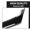G-PLUS Front Bumper Lip Splitter Compatible with Chevy Corvette C8 All Model 2020-2024 Black