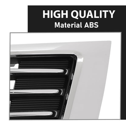 G-PLUS Front Grille W/Chrome Trim, Compatible with Kia Magentis (submodel: LX, LX Premium, SX)/ Optima (submodel: EX, LX, SX) 2009-2010, 863502G500, KI1200136
