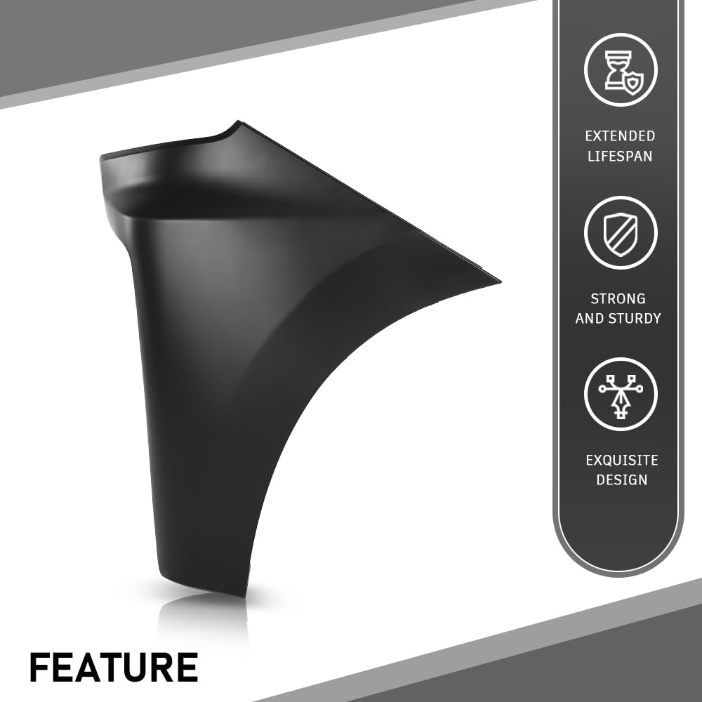 G-PLUS Front Bumper End Cap Extension Trim Left Driver Side Compatible with Chevy Silverado 1500 2019-2022 Replacement for GM1016110