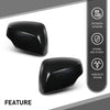 G-PLUS Door Side Rear View Wing Mirror Cover Cap Pair Compatible with Subaru Forester 2014-2018 (non eyesight detection),Fit Subaru Outback Crosstrek Impreza 2012-2014 91059AJ200