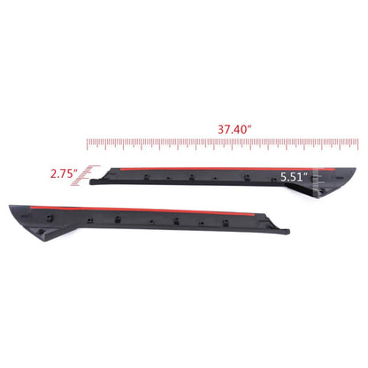 2Pcs Right & Left Side Windshield Trim Pillar Molding Compatible with Ford Explorer 2011-2019