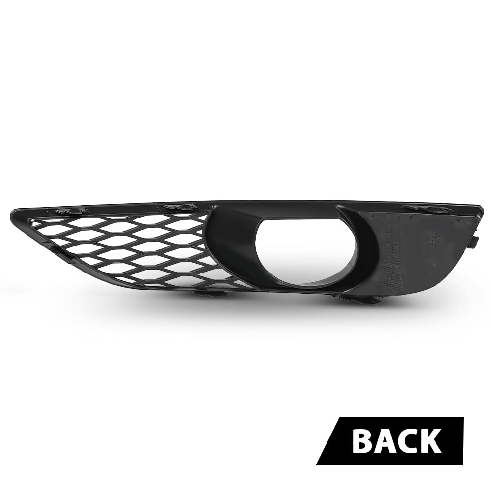 G-PLUS Right Front Bumper Right Fog Light Grille Lamp Cover Compatible with Audi Q7 Sportback 2010-2015 4L0 807 676 C, 4L0807676C