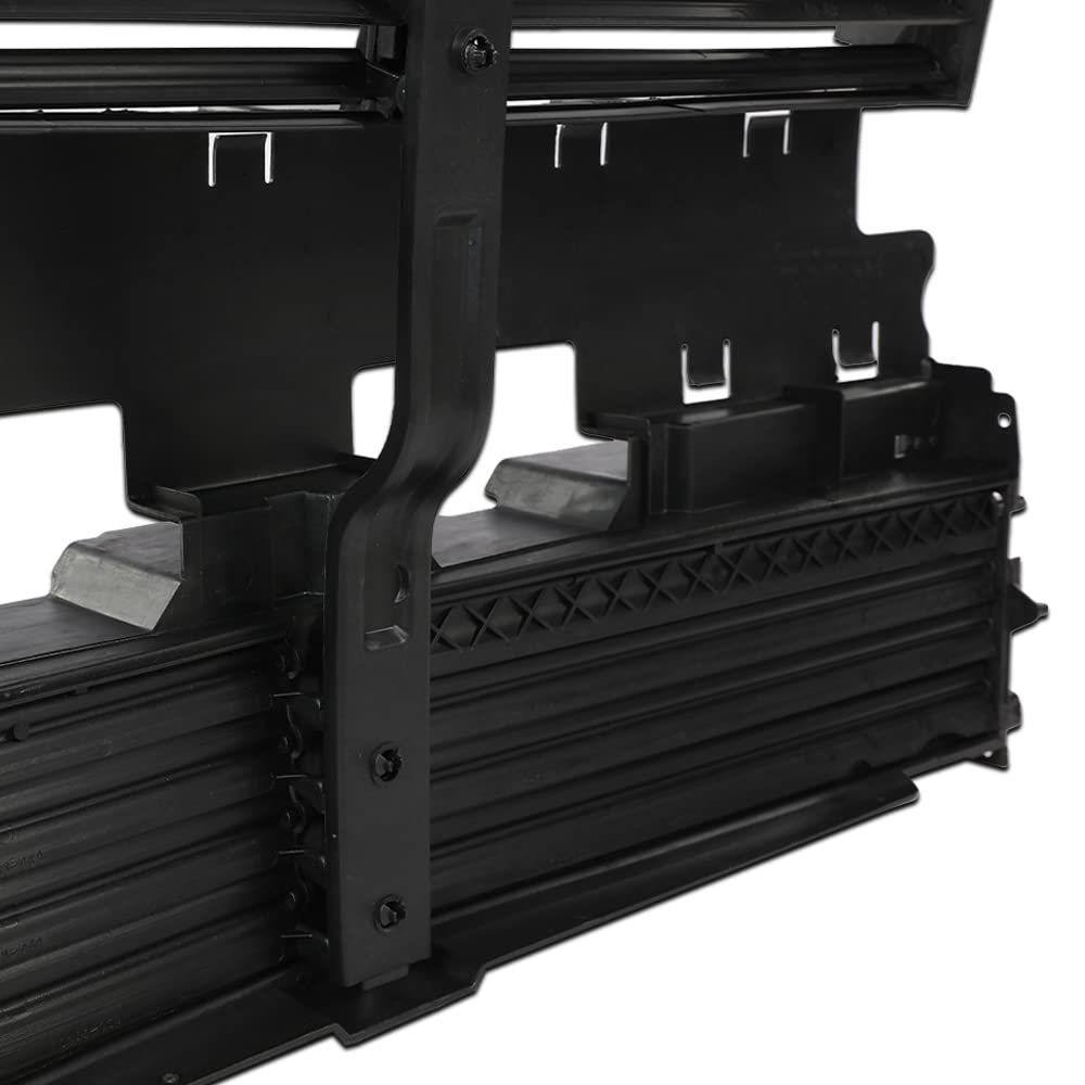 G-PLUS Front Radiator Grille Shutter W/O Motor Compatible with Ford Fusion 2013-2016 1.5L 1.6L 2.0L 2.5L DS7Z8475A DS7Z-8475-A Black Grille Air Control Shutter