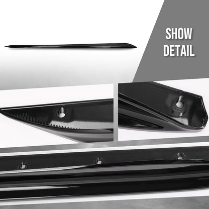G-PLUS Side Skirts Body Kit Compatible with BMW G20 3-Series 2019 2020 2021 2022 2023 Glossy Black 2Pcs