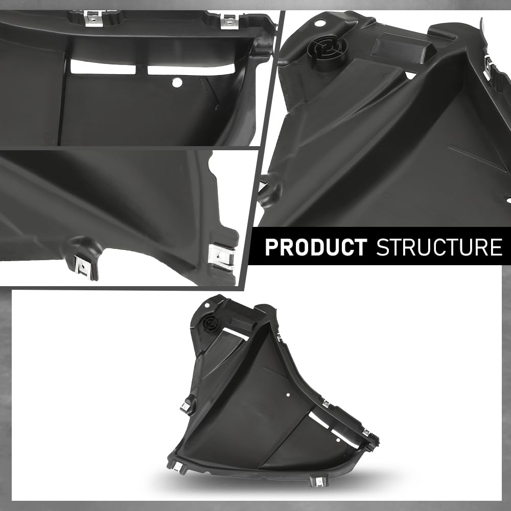 G-PLUS Front Left Fender Liner Inner Assembly, Compatible with BMW 530e 530i 540d 540i M550i 2017-2020, 51718060031, BM1250133