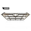 G-PLUS Front Upper Grille Grill Chrome Factory Style Compatible with Hyundai Tucson SE/ECO 2016-2018 HY1200189, 86350D3000RAM