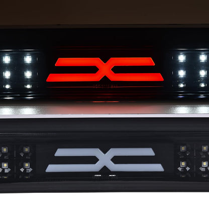 G-PLUS LED Third Brake Light Compatible with Toyota Tundra 2007-2018, 3rd High Mount Cargo Light, Type X, Smoky Lens Black Housing, 81570-0C050
