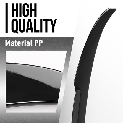 G-PLUS Rear Trunk Spoiler Wing Compatible with BMW 5 Series F10 F18 4 Door Sedan Model 2011-2016 Fit BMW F10 M5 Sedan 2011-2016 Will Not Fit Wagon Model Glossy Black