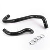 G-PLUS Silicone Coolant Hose Kit Clamps Upper & Lower Compatible With 2001-2004 Ford F250 F350 F450 F550 Super Duty,2PCS Black