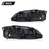 G-PLUS Headlights Headlamps w/Bulbs Left + Right Compatible with Volkswagen Jetta 2011-2018 5C7941005, 5C7941006,Clear Lens Chrome Housing Amber Reflector