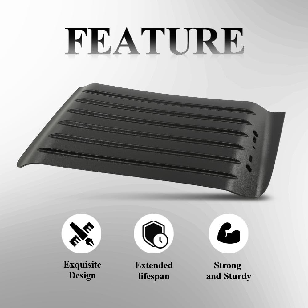 G-PLUS Hood Top Grille Left Driver Side Compatible with Chevy Silverado 2500 HD 2011-2014/Fit Chevy Silverado 3500 HD 2011-2014 22753694 GM1239106