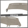G-PLUS TPE Dash Cover Skin Cap Fit Chevy Silverado/GMC Sierra 1500 2500 1999-2006, Fit Chevy Silverado/GMC Sierra Classic 2007 Gray