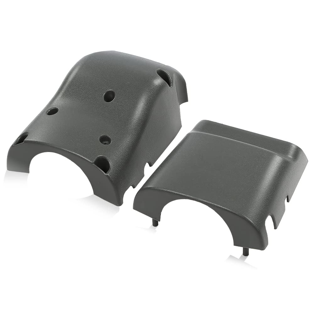 G-PLUS Gray Lower & Upper Steering Column Cover Compatible with Toyota 4Runner Pickup 1990 1991 1992 1993 1994 1995, 45286-35330, 45287-04020, 45286-04020, 45286-35360