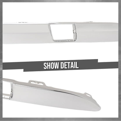 G-PLUS Rear Bumper Cover Upper Molding Compatible with Benz GLE350d 2016 Fit Benz GLE350 2016-2018 1668850701, 1668852474 Silver
