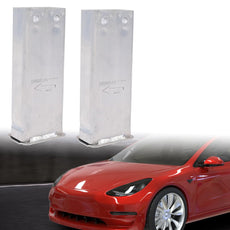 G-PLUS Front Reinforcement Bracket 2PCS for Tesla Model 3 Model Y 2017-2023 Silver Side View