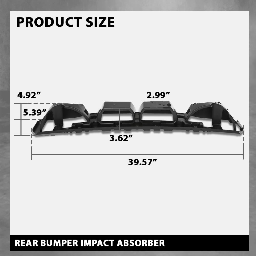 G-PLUS Rear Bumper Impact Absorber Replacement Compatible with Jeep Renegade 2015-2023 68338576AA, CH1170149