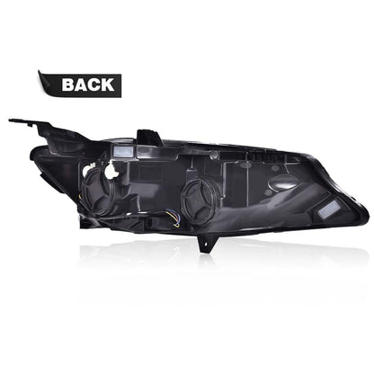 G-PLUS Headlight Assembly Compatible with Chevy Malibu 2019 2020 2021 Left Driver Side Front Halogen Headlamp ‎Clear Lens Black Housing Amber Reflector Bumper Headlamps,faros delanteros
