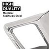 G-PLUS Rear Bumper Exhaust Tube Trim Compatible with Range Rover Evoque 2010-2018 Only Fit Dynamic Model (With Square Exhausts)
