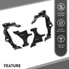G-PLUS Front Headlight Mount Guide Support Bracket Set Compatible with Audi A5/S5 2012-2016,Compatible with Audi RS 2013-2016 8T0941453B, 8T0941453D, 8T0941454B, 8T0941454D