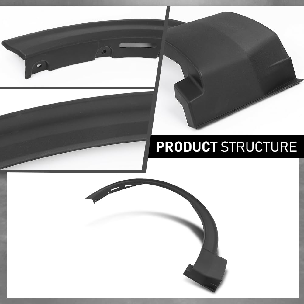 G-PLUS Front Left & Right Fender Flares Compatible with Ford Explorer 2020-2024, Fit Ford Police Interceptor Utility Base 2020-2023, LB5Z16038AC LB5Z16038AA, Factory Style
