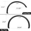 G-PLUS 4PCS Fender Flares Compatible with Ford F150 2018 2019 2020 Left & Right Wheel Trim Opening Molding, Factory Style