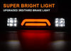 G-PLUS LED Cargo 3rd Brake Light Tail Lamps Compatible With Ford F250 F350 F450 F550 SD Super Duty1999-2016 Clear Lens Black Housing