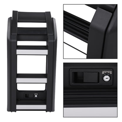 G-PLUS Side Roof Rack Side Access Ladder Compatible with Land Rover Defender 110 2020-2023/Compatible with Land Rover Defender 90 2021-2023 VPLER0172/VPLER0189