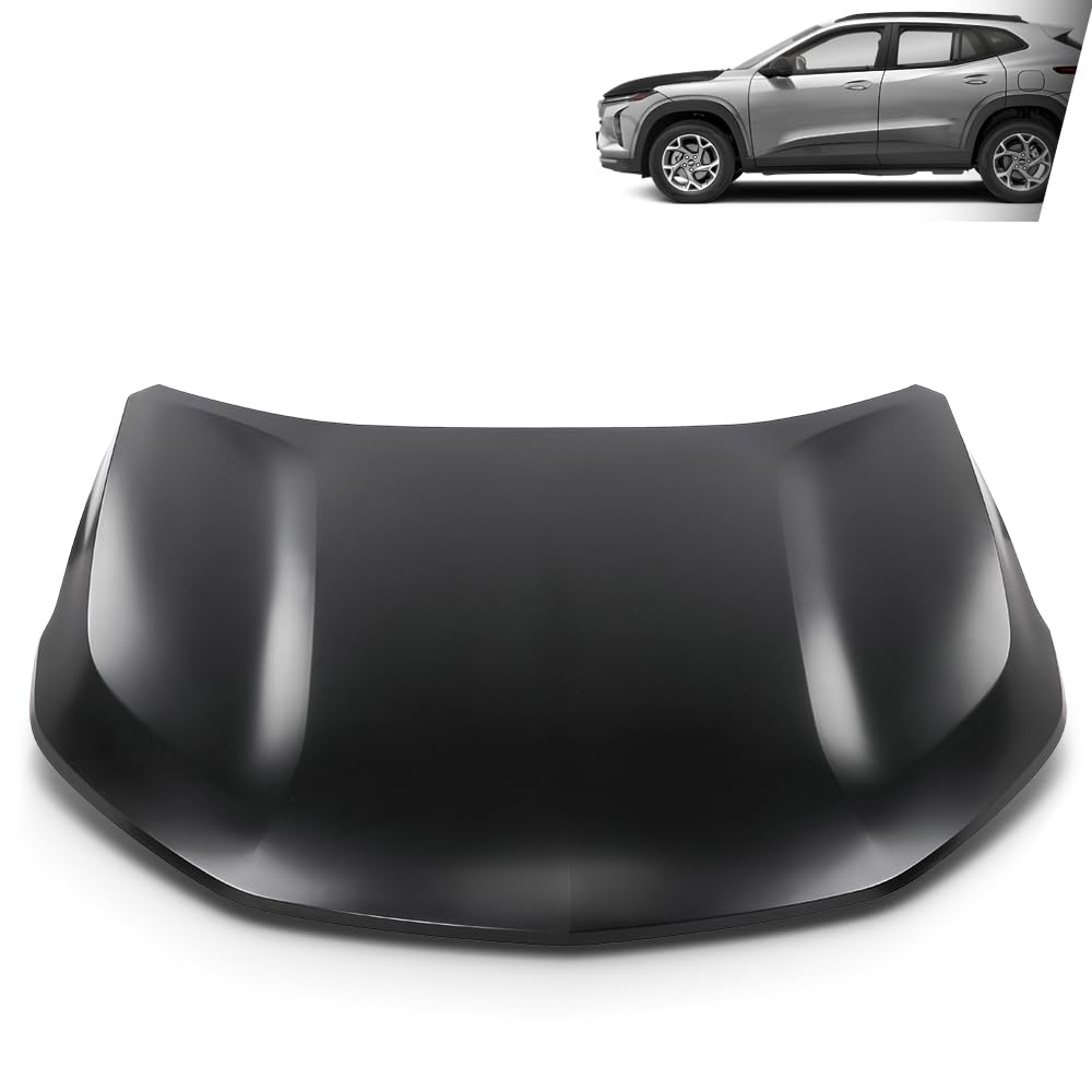 G-PLUS Front Hood Panel Compatible with Chevy Trax 2024-2025 42821409 Black