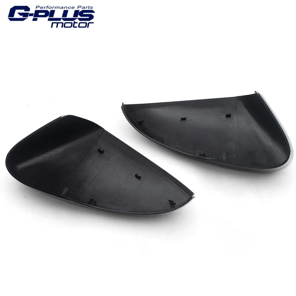 G-PLUS Rearview Mirror Cover Cap Compatible With 2013-2019 Ford Fusion,Driver & Passenger Side 2PC Black