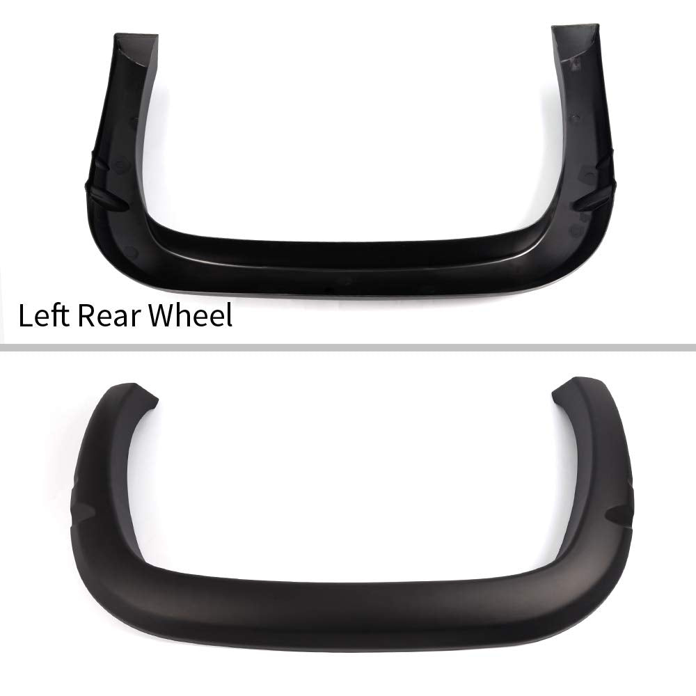 G-PLUS Fender Flares, Compatible With 1994-2001 Dodge Ram 1500/2500/3500 Models Only, Matte Pickup Truck Accessories Trim Cover Protector 4pcs