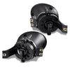G-PLUS Compatible with Dodge Ram 1500 02-08 / Fit Dodge ram 2500 ram 3500 2003-2009 / Fit Dodge Durango 2004-2006 Glass Bumper Fog Lights Driving Lamps+Bezel