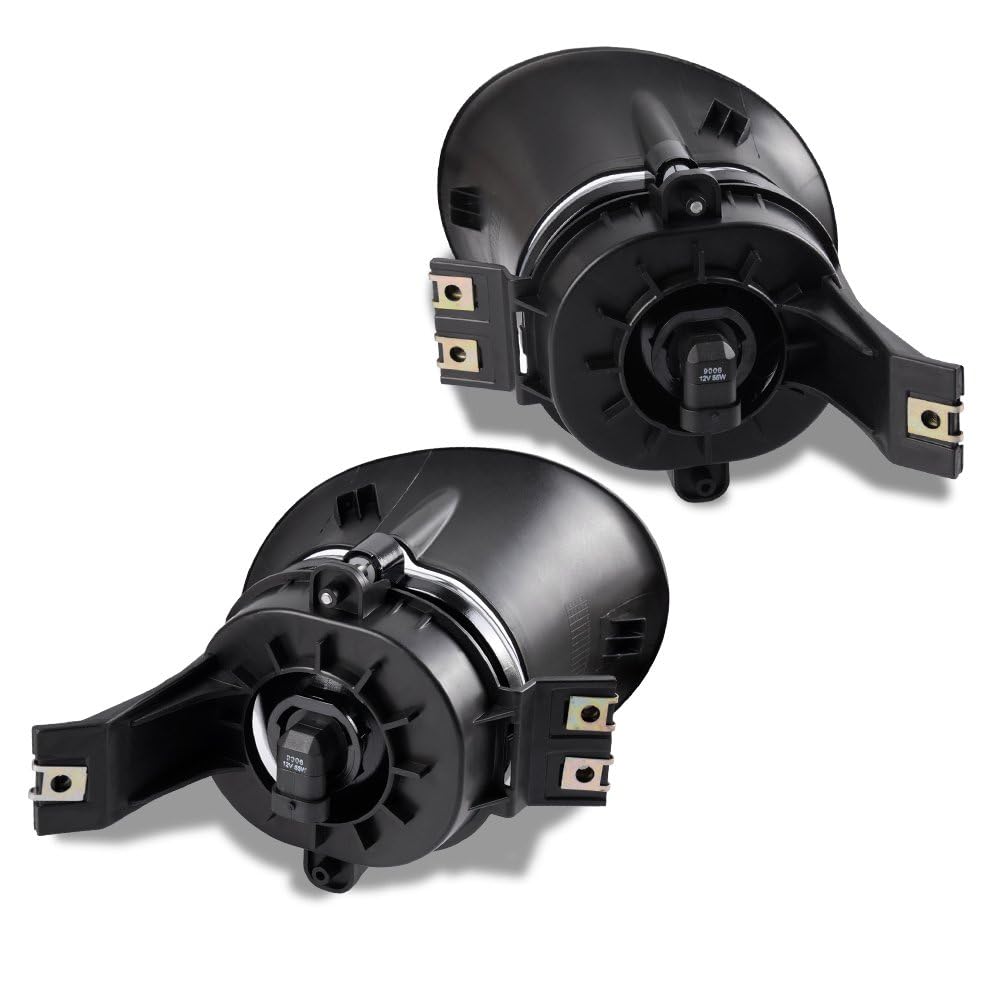 G-PLUS Compatible with Dodge Ram 1500 02-08 / Fit Dodge ram 2500 ram 3500 2003-2009 / Fit Dodge Durango 2004-2006 Glass Bumper Fog Lights Driving Lamps+Bezel