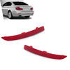 G-PLUS Pair Rear Bumper Reflector, Compatible with BMW 528i/ 535d/ 535i/ 550i/ ActiveHybrid 5 Base 2014-2016 for Models W/o M Package, LH Driver & RH Passenger 2PCS, 63147318555, 63147318556