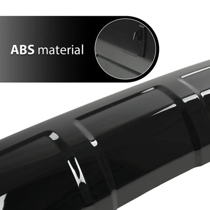 G-PLUS Front & Rear Lower Valance Panel Bumper Cover Compatible with Toyota 4Runner TRD 2014-2023 Glossy Black