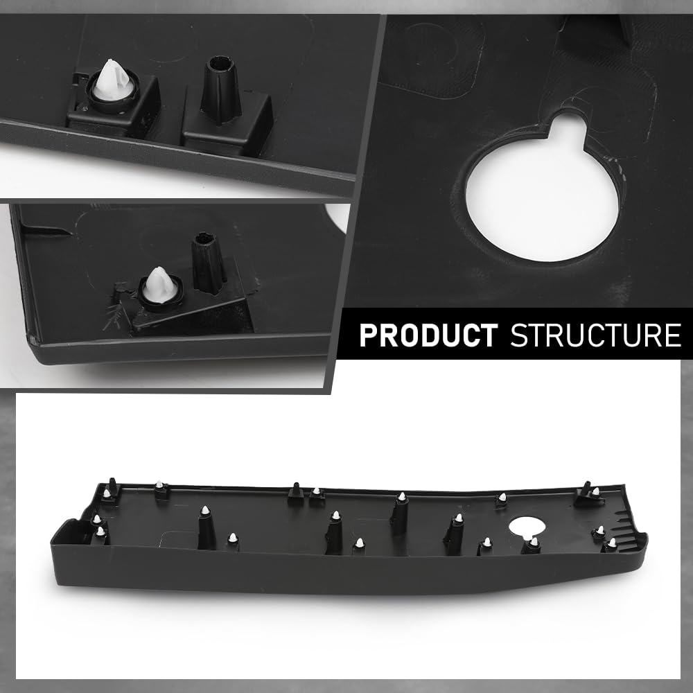G-PLUS Left Driver Rear Door Lower Molding Compatible with Ford Transit/Transit-150/Transit-250/Transit-350 2015-2019,Without Camera Hole KK3Z-99425B28-BC