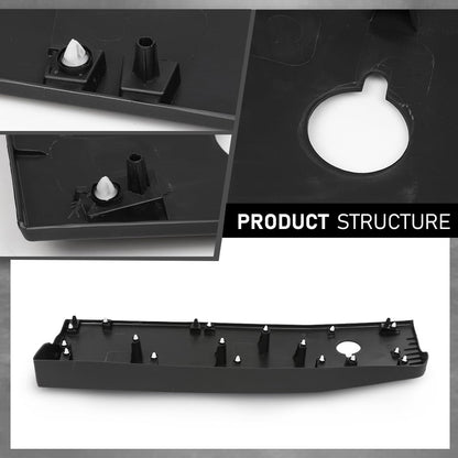 G-PLUS Left Driver Rear Door Lower Molding Compatible with Ford Transit/Transit-150/Transit-250/Transit-350 2015-2019,Without Camera Hole KK3Z-99425B28-BC