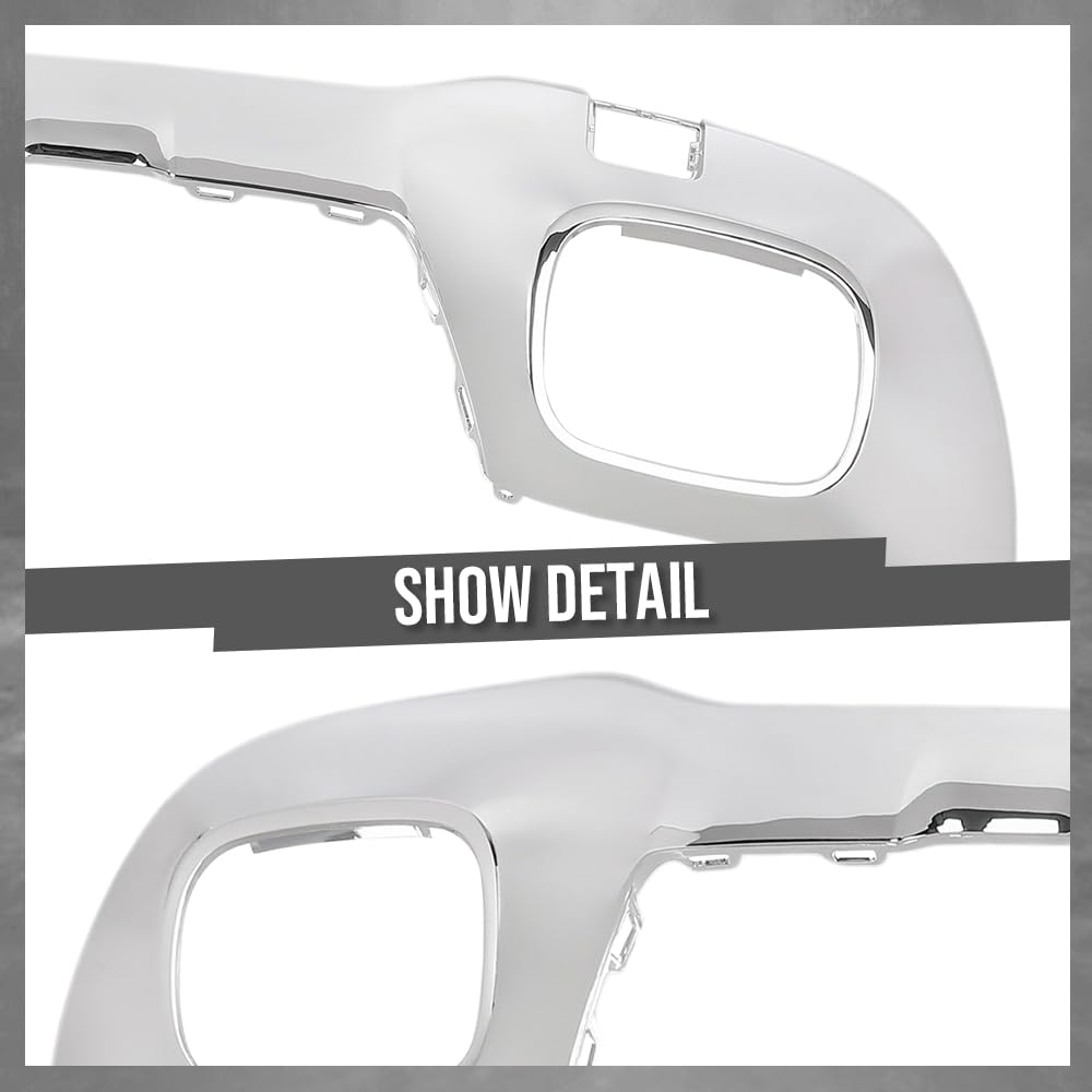 G-PLUS Rear Bumper Molding Trim Compatible with Benz GLA250 2015 2016 2017 2018 2019 1568851400, A1568851400, 156-885-14-00 Silver