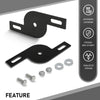 G-PLUS LED Light Mounting Brackets Compatible with A-Pillar Truck SUV Hood Hinge or A-Pillar Mount LED Pod Light ATV & UTV Light Pod Black 2PCS