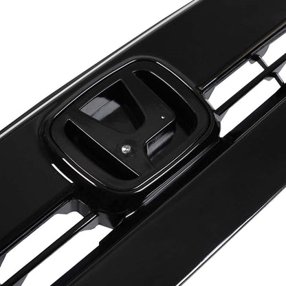 G-PLUS Front Bumper Grille w/Eye Lid Compatible with Honda Civic 10th Gen 2016 2017 2018 Front Upper Hood Grill Factory Style ABS Plastic